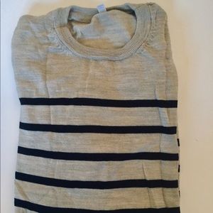 Striped thin wool sweater